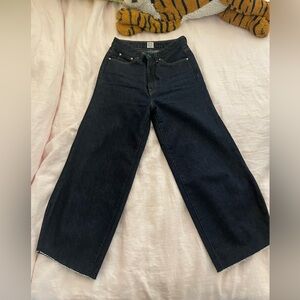 toteme barrel leg jeans